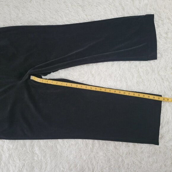 Lauren Ralph Lauren Black Velour Pants - Size 2X - Picture 5 of 13